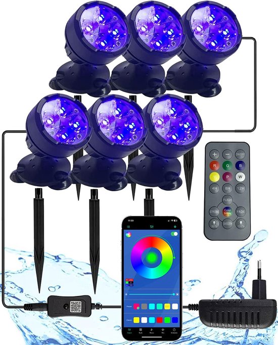 Vijververlichting Onderwater - LED Verlichting - Vijver - Fontein - Zwembad - Duurzaam - Zwembadlamp