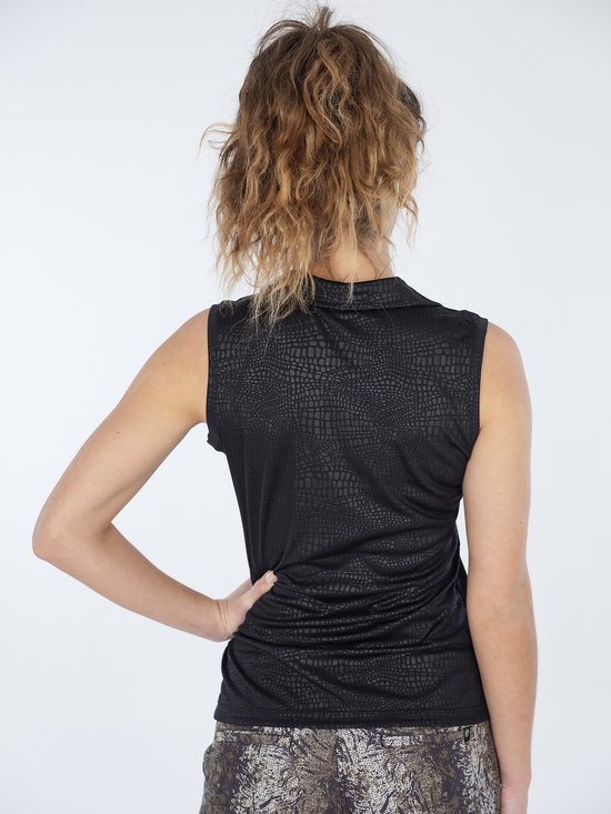 Func Factory dames Poloshirt Tone zwart maat 38 van Func Factory — afbeelding 3