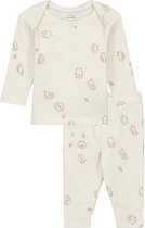 Prénatal baby pyjama - Unisex - Gebroken wit - Maat 68