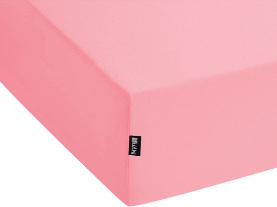 JANBU - Laken - Rouge corail - 90 x 200 cm - Katoen