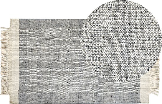TATLISU - Modern vloerkleed - Grijs - 80 x 150 cm - Wol