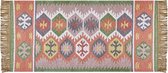 SAHBAZ - Vloerkleed - Multicolor - 80 x 150 cm - Synthetisch materiaal
