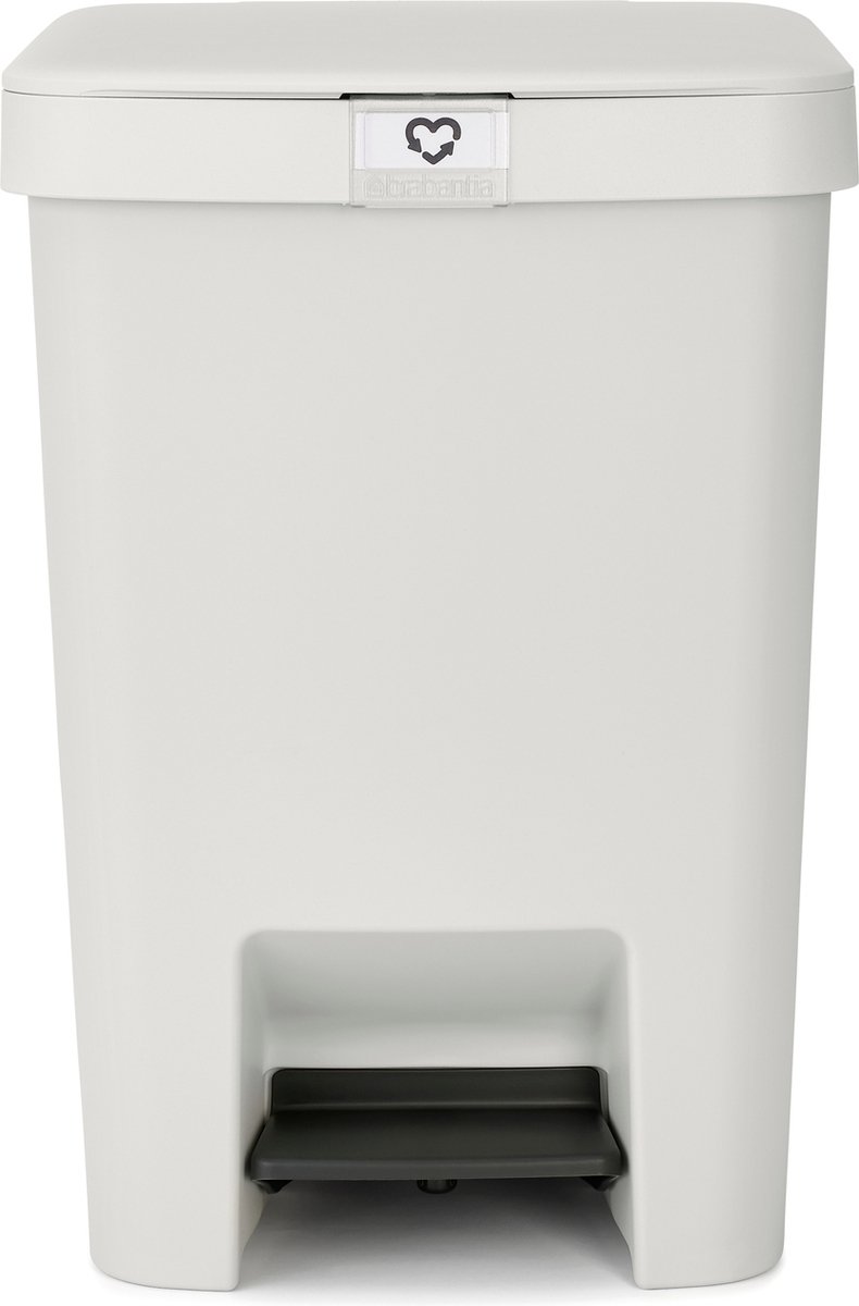 Goedkoopste Brabantia StepUp Prullenbak - Pedaalemmer - 25 liter - Light Grey