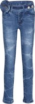 Dutch Dream Denim-Girls Skinny jeans Ngombe met riempje -Washed Blue