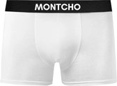 MONTCHO - Essence Series - Boxershort Heren - Onderbroeken heren - Boxershorts - Heren ondergoed - 1 Pack - Wit - Heren - Maat L