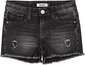 Raizzed meiden korte jeans Louisiana Crafted Vintage Black