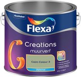 Flexa Creations - Muurverf Zijdemat - Calm Colour 3 - 2.5L