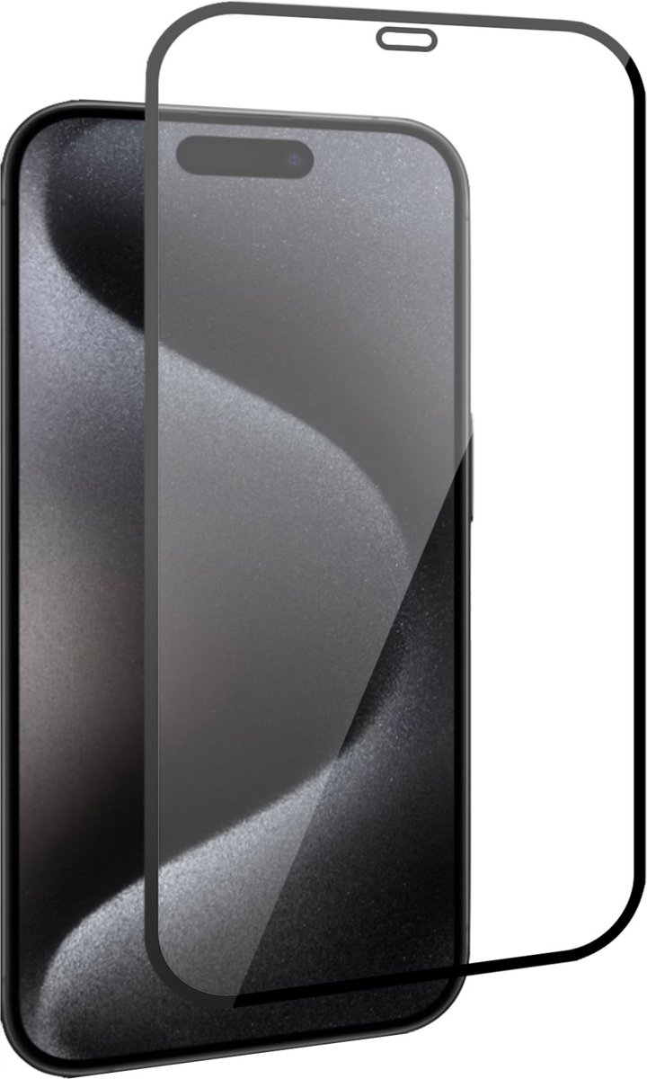 Geschikt voor iPhone 15 Pro Screenprotector - Gehard Glas - Full GuardCover