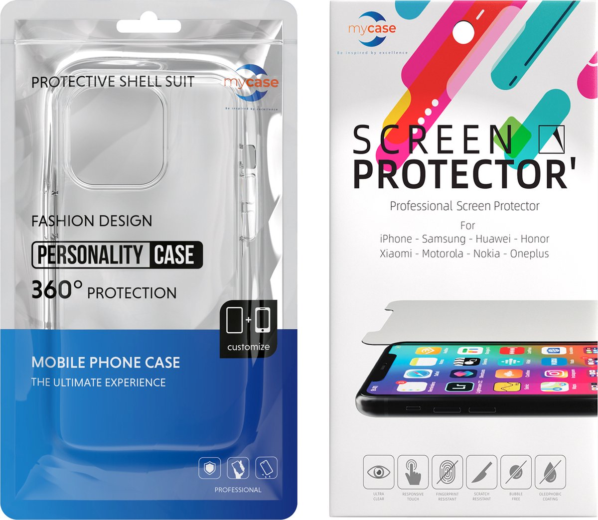 Hoesje geschikt voor iPhone 15 Plus Transparant - 2x iPhone 15 Plus screenprotector - beschermglas screen protector- Anti Shock hoes case