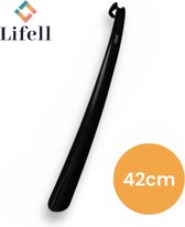 Lifell Chausse-pied Long - 42 cm - Zwart - Plastique