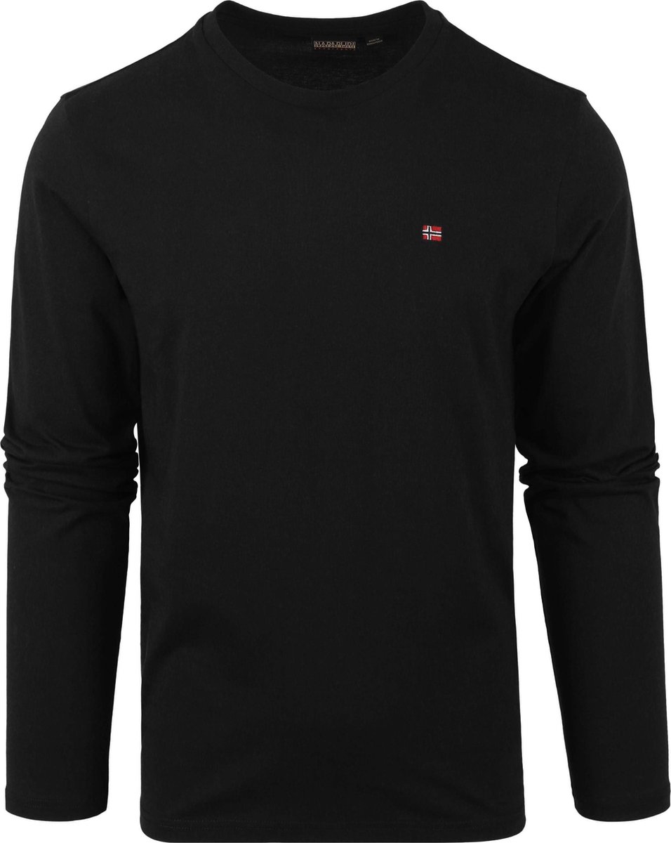 SINGLES DAY! Napapijri Salis T-shirt Heren – Regular-fit Zwart