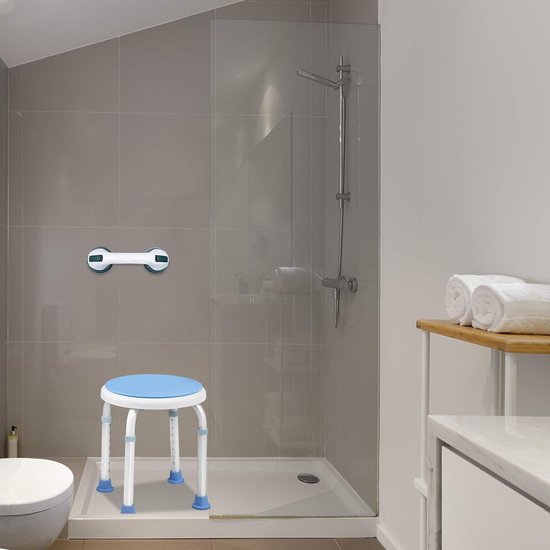 Douchekruk, douchestoel, in hoogte verstelbaar, 3651 cm en 360