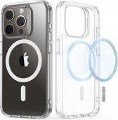 Geschikt voor ESR Classic Hybrid Apple iPhone 15 Pro Max Hoesje MagSafe Transparant