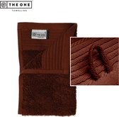 Serviette d'invité classique | 30 x 50 cm | Marron - The One Toweling