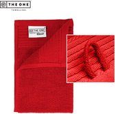 La serviette One Guest rouge 30x50cm