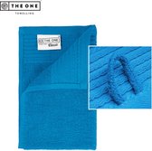 The One Towelling Classic Gastendoek - Kleine handdoek - Hoge vochtopname - 100% Gekamd katoen - 30 x 50 cm- Turquoise