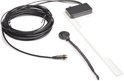 DAB+ antenne met kabel, ontvangerbox en connector.