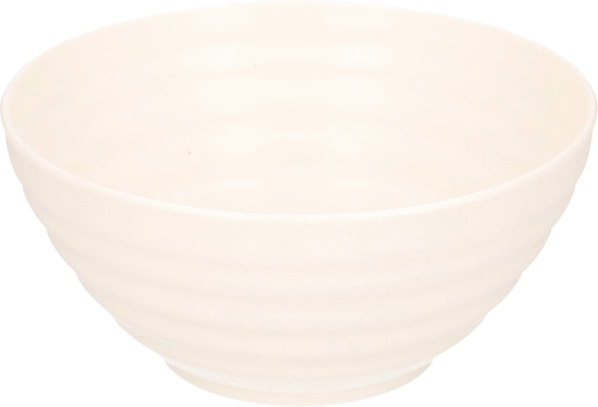 Plasticforte Schaaltjes - ivoor wit - kunststof - 14 x 6.5 cm - kommen