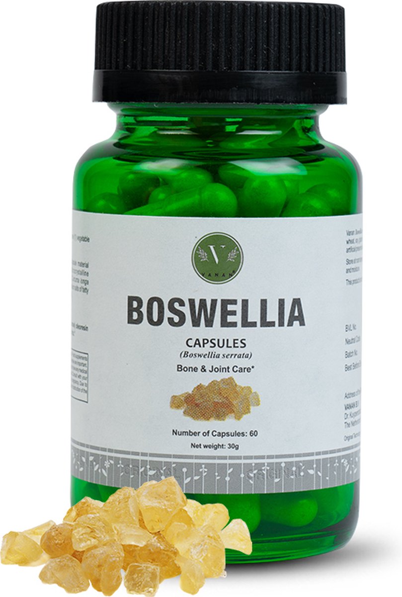 Goedkoopste 100 Natuurlijke Vanan Boswellia - Ayurvedisch GewrichtsSupplement - 300mg Extract - Voor Flexibele Gewrichten & Sterke Botten - Vegan & GMP