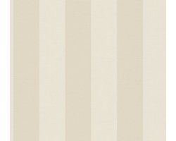 STREPEN BEHANG | Landelijk - Beige Crèmewit - A.S. Création Natural Living D`eco