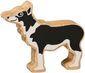 Lanka Kade - Houten figuur - Black White Dog