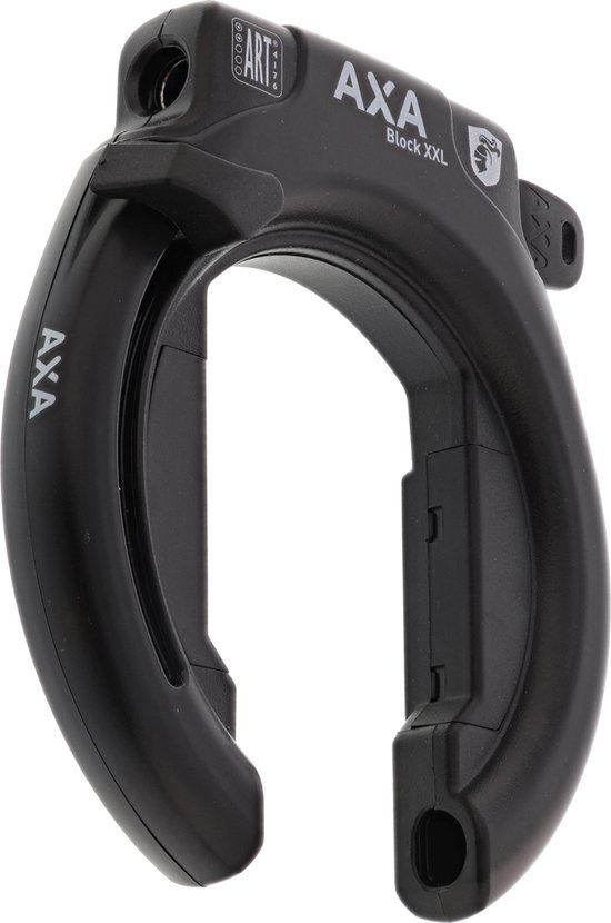 AXA Block XXL - Ringslot voor fietsen met brede banden - ART 2 sterren keurmerk - Frameslot met flexmount bevestiging set - Met plug-in mogelijkheid- Zwart van AXA — afbeelding 2