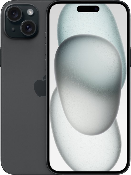 Apple iPhone 15 Plus 512GB Zwart – Groot scherm, A16 Bionic chip, sterke aluminium behuizing, USB-C aansluiting