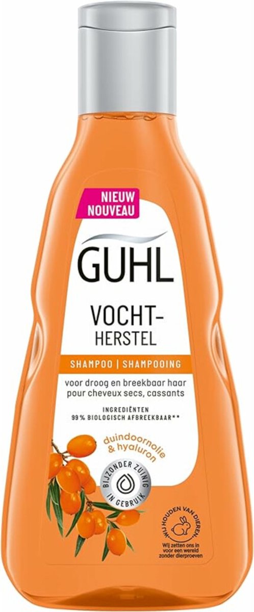 4x Guhl Vochtherstel shampoo 250Ml