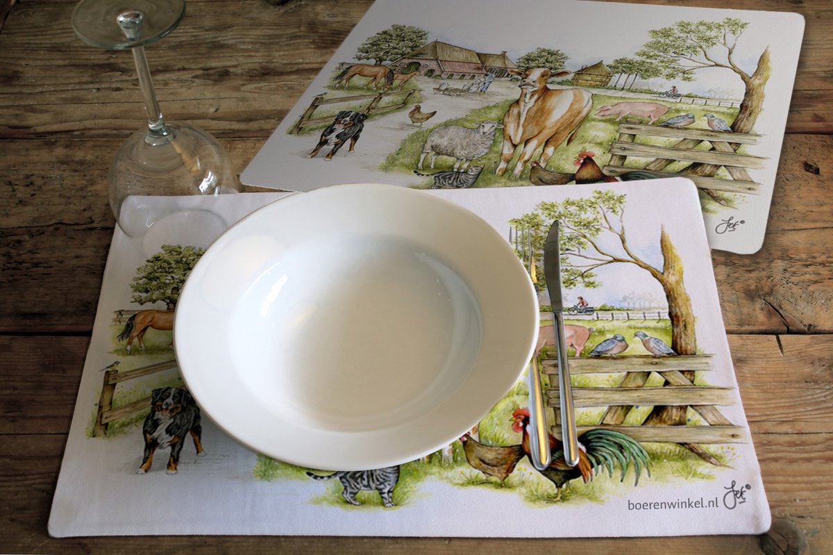 Boerderij placemat