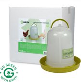 Gaun Pluimvee drinktoren – Bio kunststof – Waterdispenser - 100% gerecycled materiaal – 8 Liter – 39x30x26 cm - Green Lemon