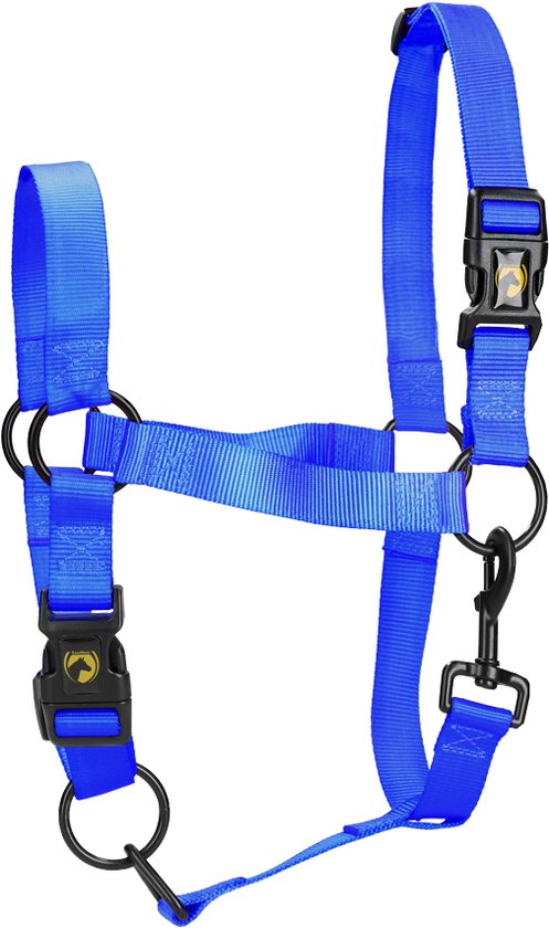 Excellent Horse - S (Shet) - Essential Halster - Halster voor paard - Geschikt voor paarden - Blauw Excellent Horse - S (Shet) - Essential Halster - Halster voor paard - Geschikt voor paarden - Blauw