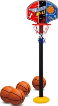 Arvona Basketbalring - Basketbalpaal met Standaard - Verstelbaar - Inclusief Bal en Pomp - Voor Buiten
