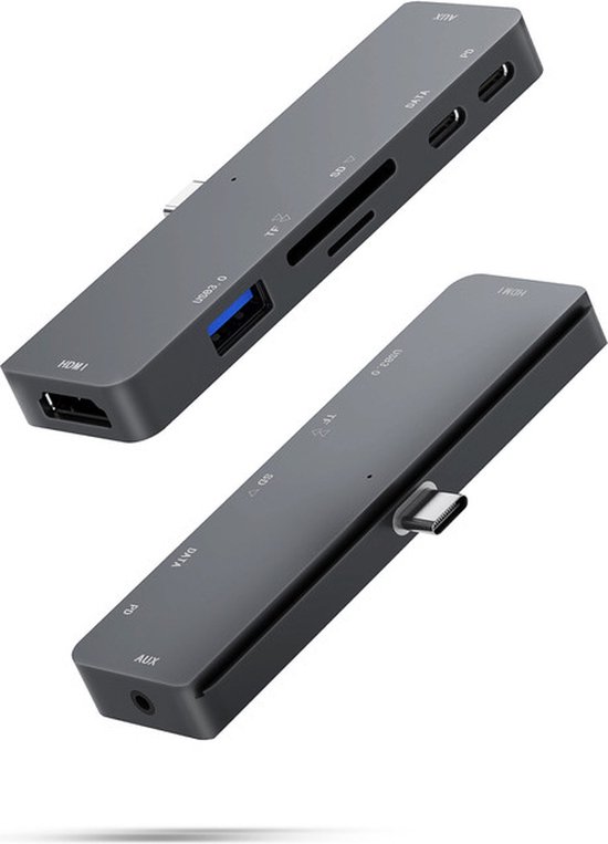 Provium USB-C Hub voor iPad Pro - 7-in-1 Docking Station - 4K HDMI