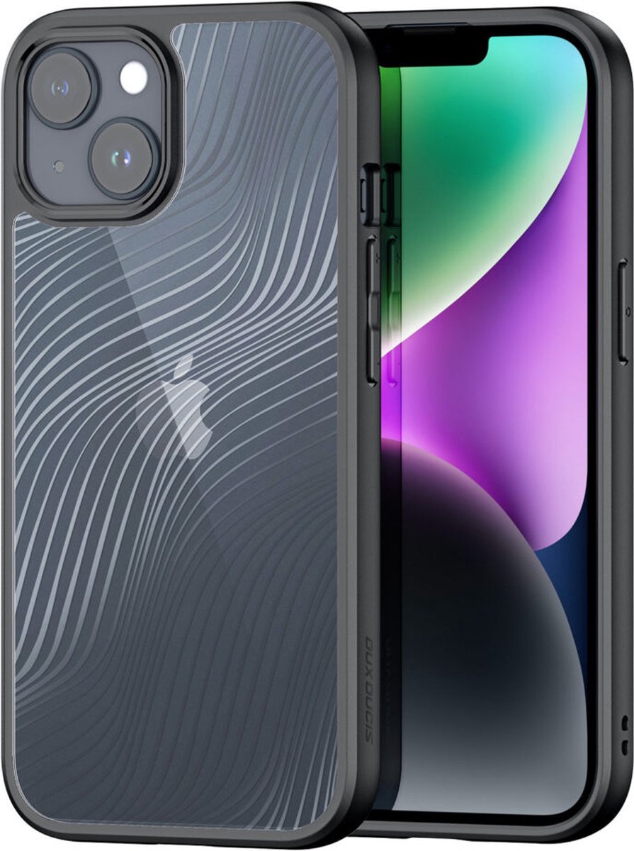 Dux Ducis - Telefoon Hoesje geschikt voor de iPhone 15 - Back Cover - Aimo Series - Zwart