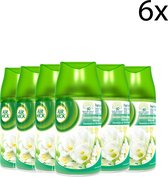 Air Wick Freshmatic Automatische Spray Luchtverfrisser - Jasmijn en Witte Bloemen - Navulling 250ml x6
