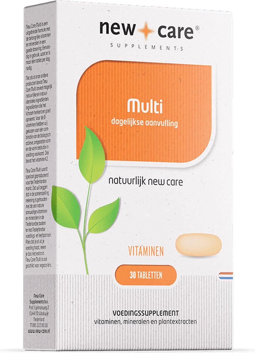 New Care Multivitamine vegetarisch - 30 tabletten