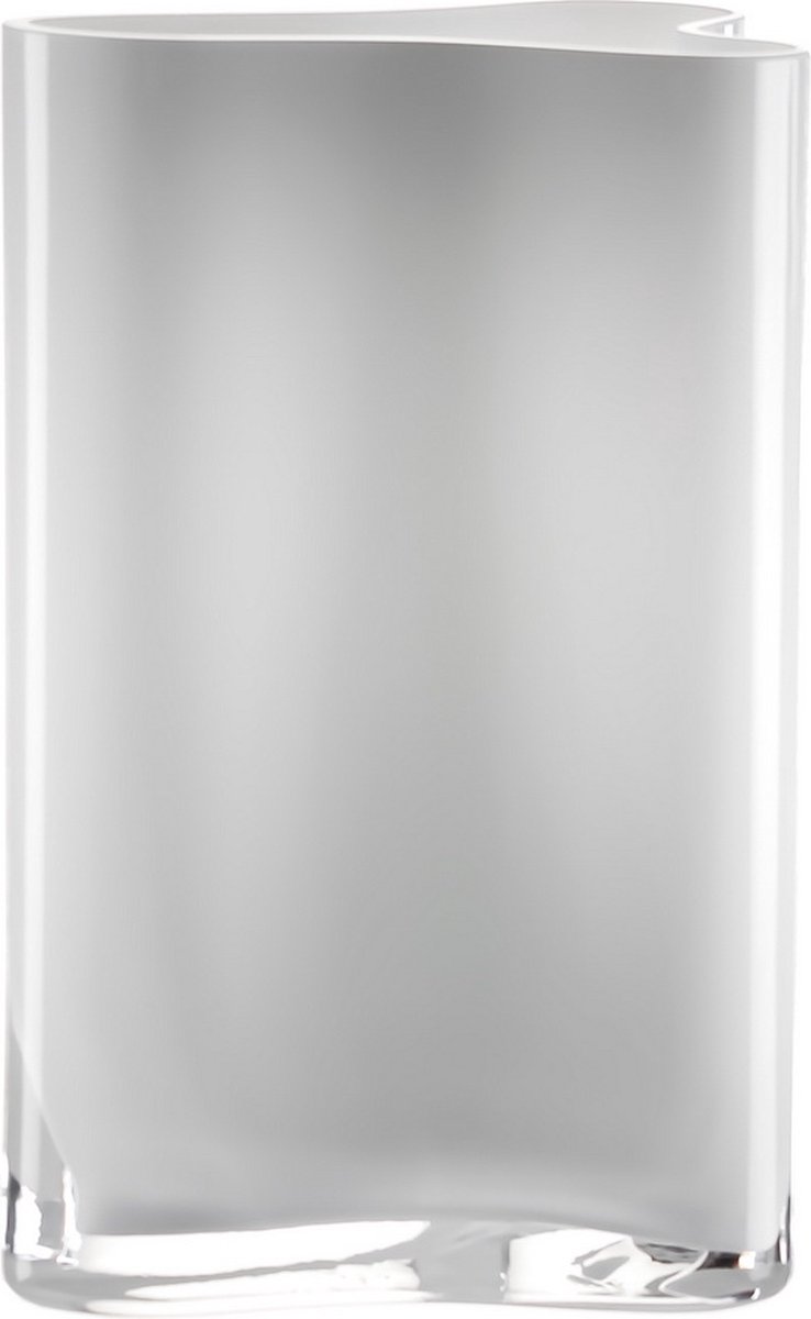 Hoge vaas met modern design geïnspireerd op CORAL + Aalto, COR30WH