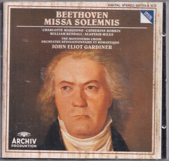 Charlotte Margiono, Catherine Robbin, William Kendall - Beethoven: Missa Solemnis (CD)