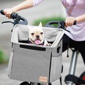Premium Château Animaux® Fiets Mand voor Hond - Fietstas - Hondenmand fiets - Multifunctionele Afneembare Fiets Tas - Schoudertas - Rugtas voor Dier - Fietsmand Hond Voorop - 30x40x35