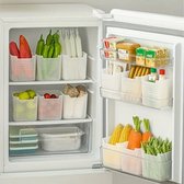 Koelkast organiser set van 3 - koelkast verdeler - opbergbakjes - voedsel bewaren - keukengerei - keuken accessoires -