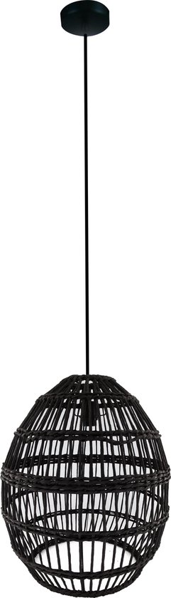 DKNC - Lampe suspendue papier - 46x46x53cm - Zwart