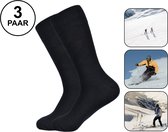 PD® - Chaussettes de marche - Chausettes thermique - Taille 39-42 - 3 Paires - Zwart - Universel
