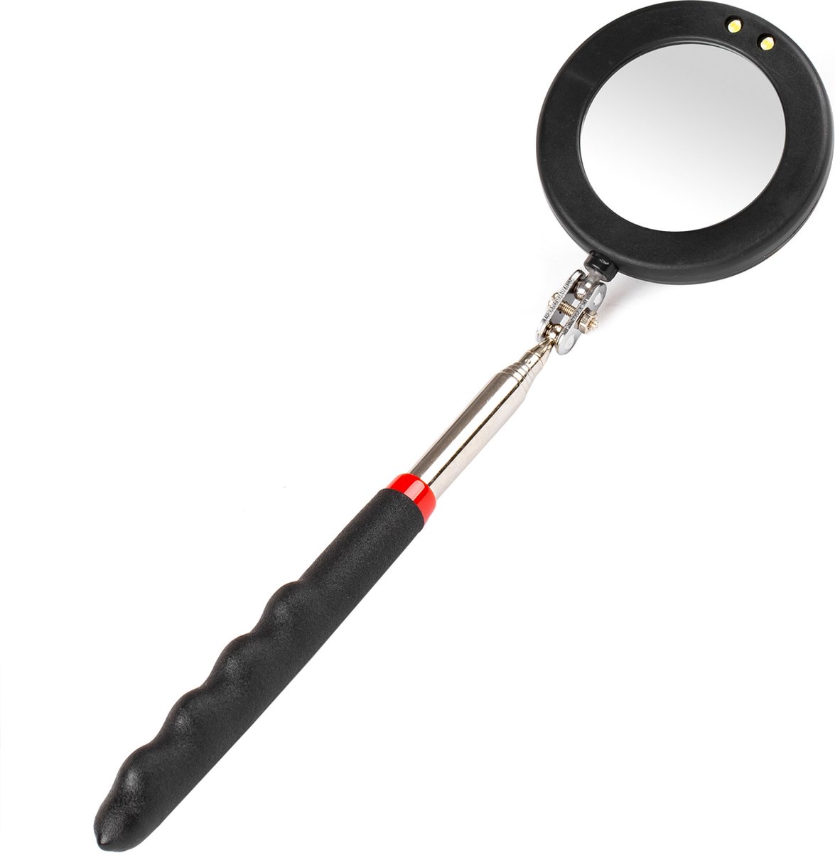 Telescopische inspectiespiegel met LED-lamp