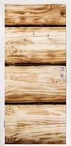 Deursticker Landelijk - Plank - Houten - 90x205 cm - Deurposter