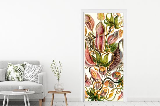 Magnolia bloemen - Deursticker