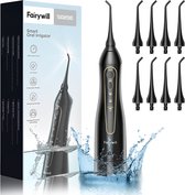 Fairywill F5020E Water sans fil - Irrigateur oral portable rechargeable pour le Voyages à la maison - Article Power USB étanche et doux - Réservoir de 300 ml
