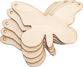 Creative Deco 10 x Formes de Papillons en Bois | 9,5 x 7,5 cm | Multiplex | Peinture, Décoration, cadeau et découpage