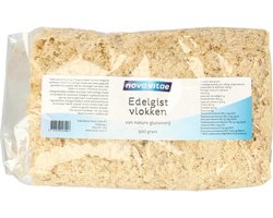 Nova Vitae - Edelgistvlokken - Glutenvrij - Kosher - Halal - 500 gram