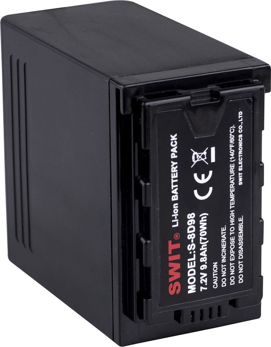 Swit S-8D98 DV Battery for Panasonic DVX200/PX270 CGA series and VBD58 70Wh