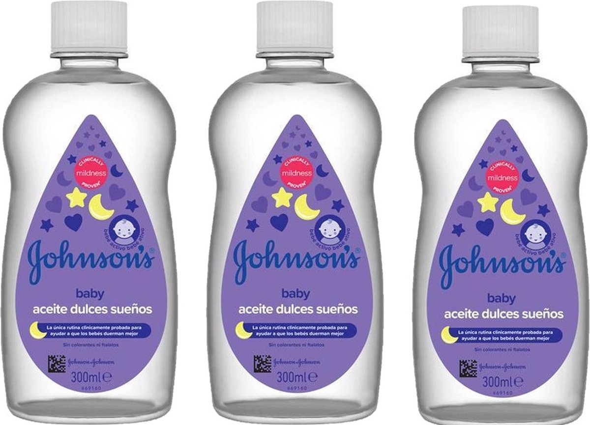 Goedkoopste Johnson’s Baby Olie – Bedtime - Voordeelverpakking 3 x 300 ml